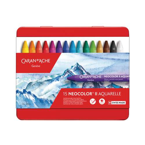 Caran D Ache Neocolor II Aquarelle Crayon Sets 50 000 Art